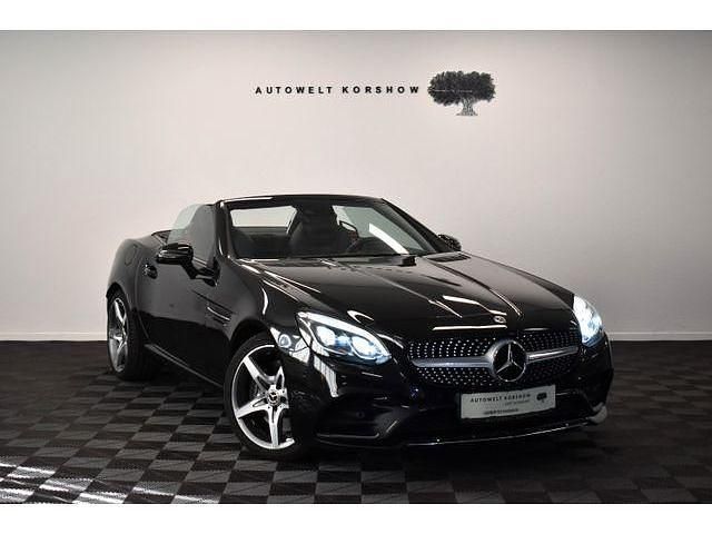 Obsidianschwarz Gebraucht 2018 Mercedes SLC200 AMG line Cabrio | 33.800 € (Etwas zu teuer) - Bild 1/3