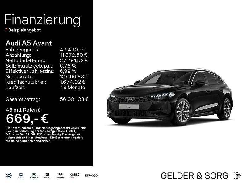 Second-hand Audi A5 Ambiente 204 CP (150 kW) 2025 Negru Break