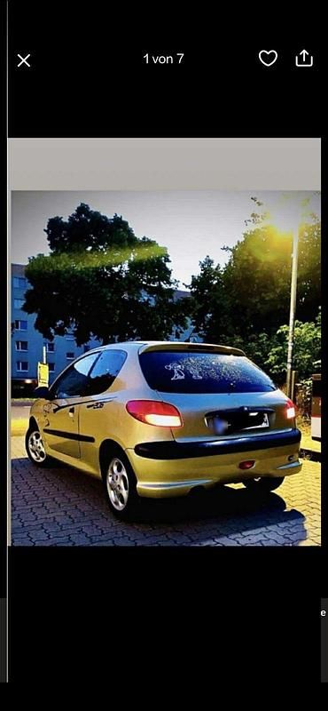 Gebraucht Peugeot 206 55 PS (40 kW) 2002 Gold Kleinwagen