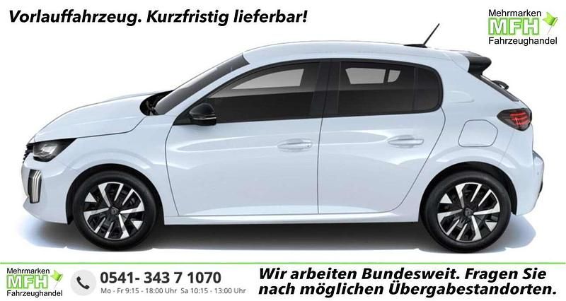 Okenit weiß metallic Neu 2025 Peugeot 208 Style Kleinwagen | 20.547 € (Superpreis) - Bild 1/4