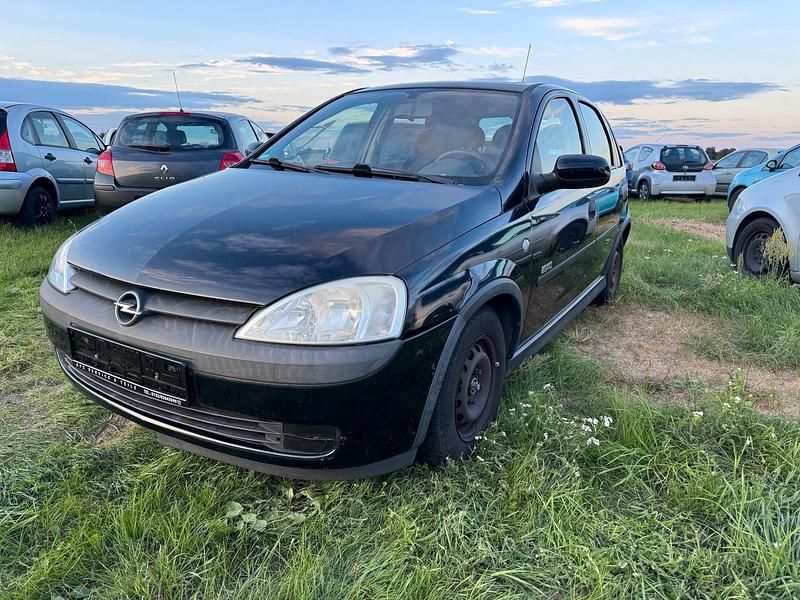 Schwarz Gebraucht 2002 Opel Corsa Kleinwagen | 1.099 € (Guter Preis) - Bild 1/4