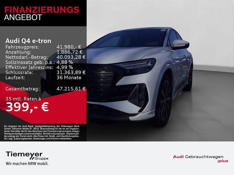 Gebraucht Audi Q4 Sportback e-tron S-Line 210 kW (286 PS) 2024 Weiß SUV