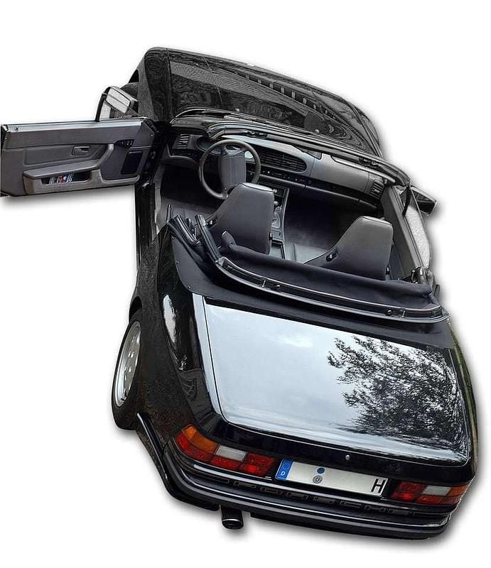 Schwarz Gebraucht 1991 Porsche 944 S2 Cabrio | 28.000 € - Bild 1/4