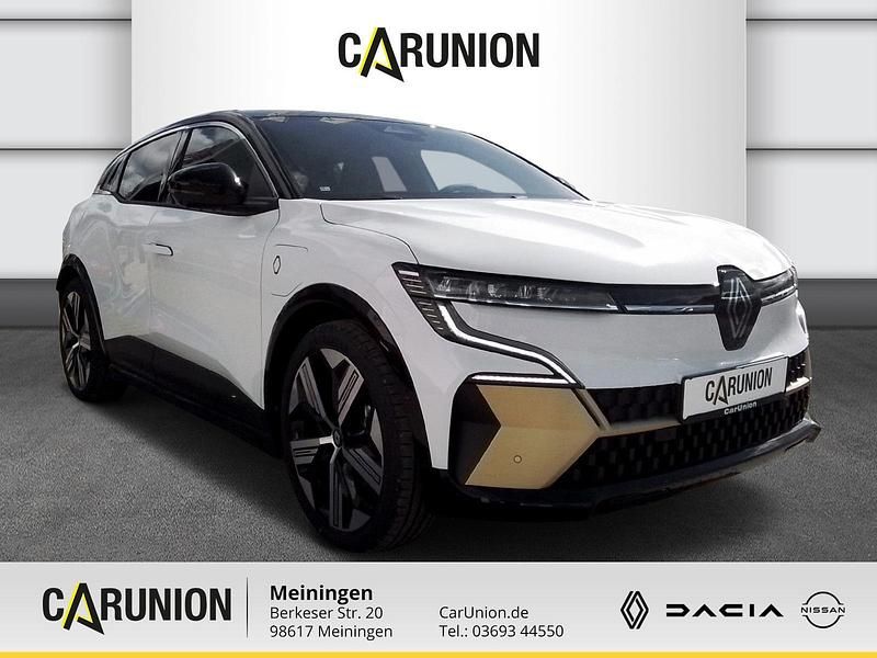 Gebraucht Renault Megane E-Tech Iconic 160 kW (218 PS) 2024 Arktisweiß, black pearlschwarz metallic Limousine