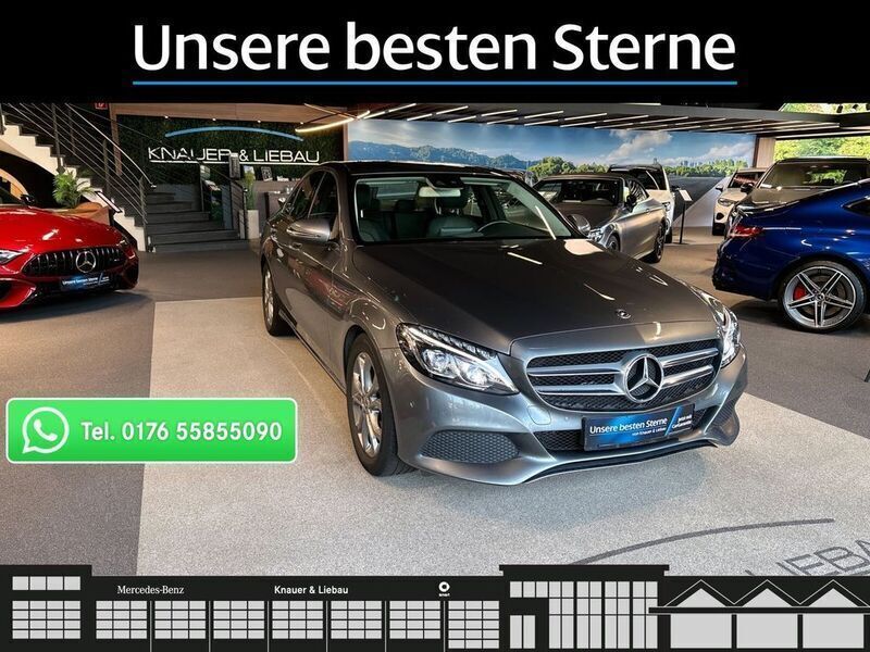 Grau Gebraucht 2018 Mercedes C180 Avantgarde Limousine | 22.660 € (Etwas zu teuer) - Bild 1/4