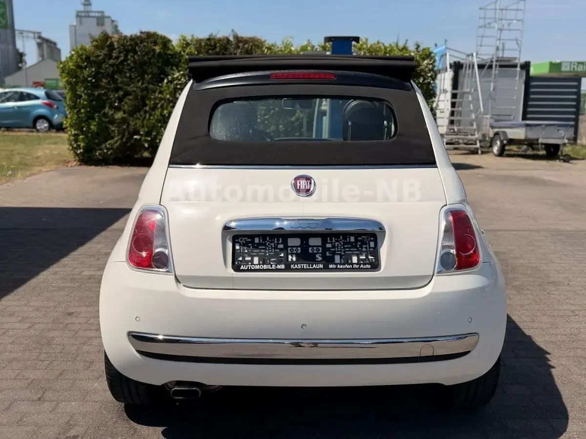 Gebraucht Fiat 500 Lounge 69 PS (50 kW) 2013 Weiß Cabrio