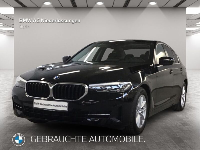 Schwarz Gebraucht 2021 BMW 520 Limousine | 29.400 € (Superpreis) - Bild 1/4