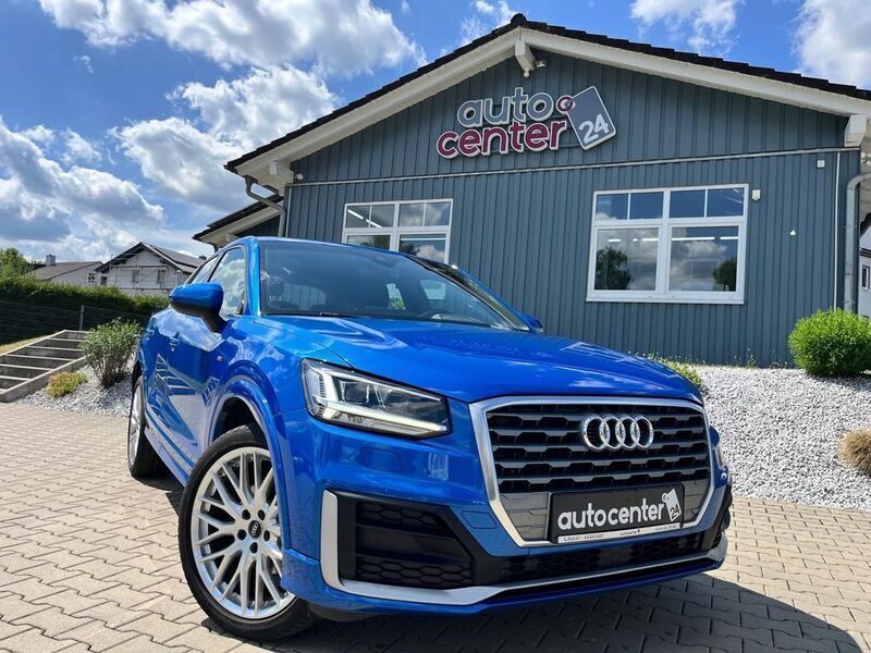 Blau Gebraucht 2018 Audi Q2 S-Line SUV | 17.777 € (Superpreis) - Bild 1/4