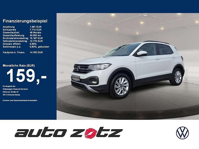 Gebraucht VW T-Cross Life 95 PS (69 kW) 2021 Pure white SUV