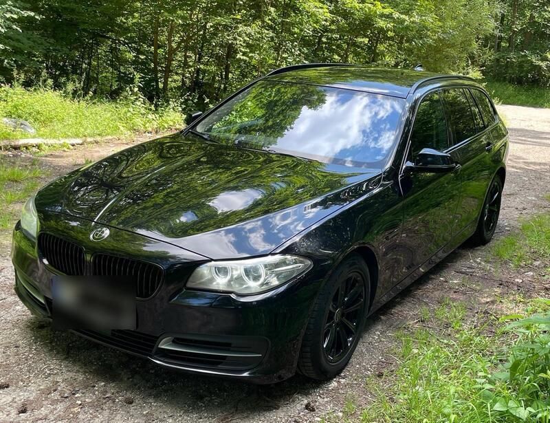 Schwarz Gebraucht 2014 BMW 520 Luxury Line Kombi | 14.000 € (Teuer) - Bild 1/4