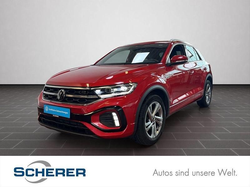 Rot Gebraucht 2022 VW T-Roc R-line SUV | 25.760 € (Guter Preis) - Bild 1/4