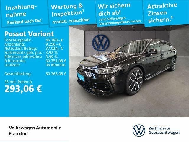Grenadillschwarz metallic Gebraucht 2025 VW Passat R-line Kombi | 46.280 € (Teuer) - Bild 1/4