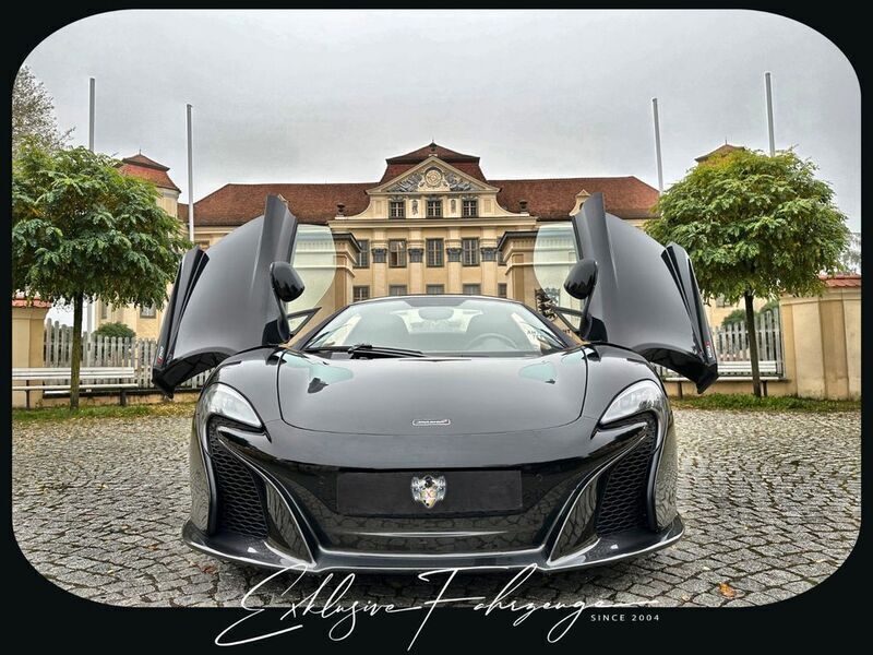 Carbon schwarz metallic Gebraucht 2017 McLaren 650S Cabrio | 179.777 € - Bild 1/4