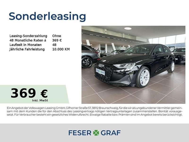 Brillantschwarz Neu 2025 Audi A3 Limousine | 31.570 € - Bild 1/4