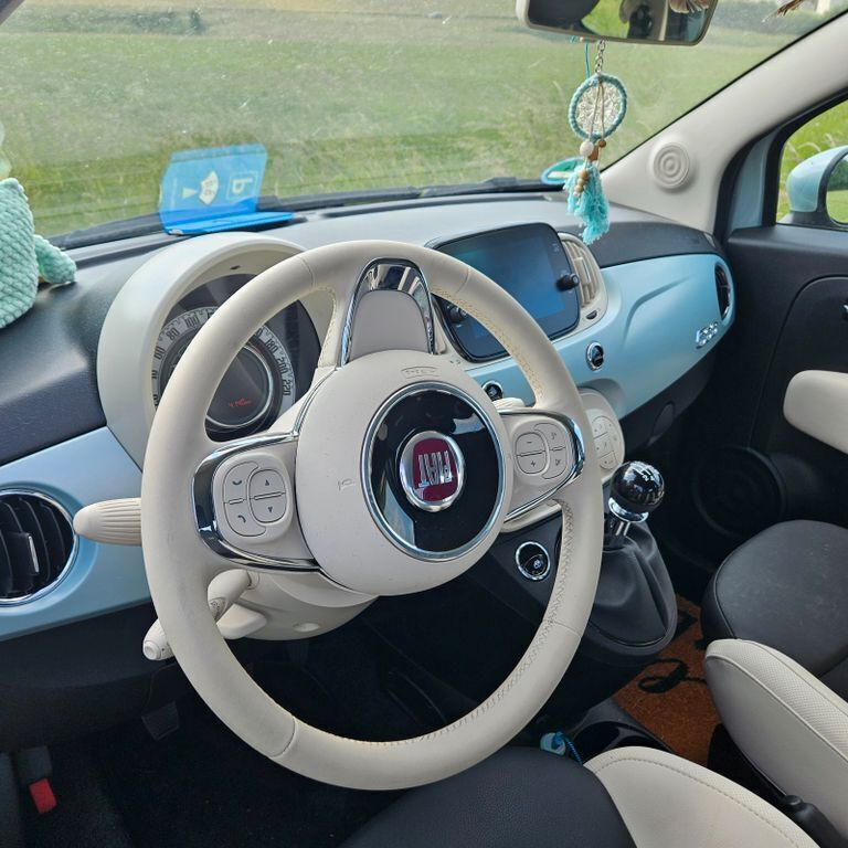 Blau Gebraucht 2023 Fiat 500C Cabrio | 14.300 € (Fairer Preis) - Bild 1/4