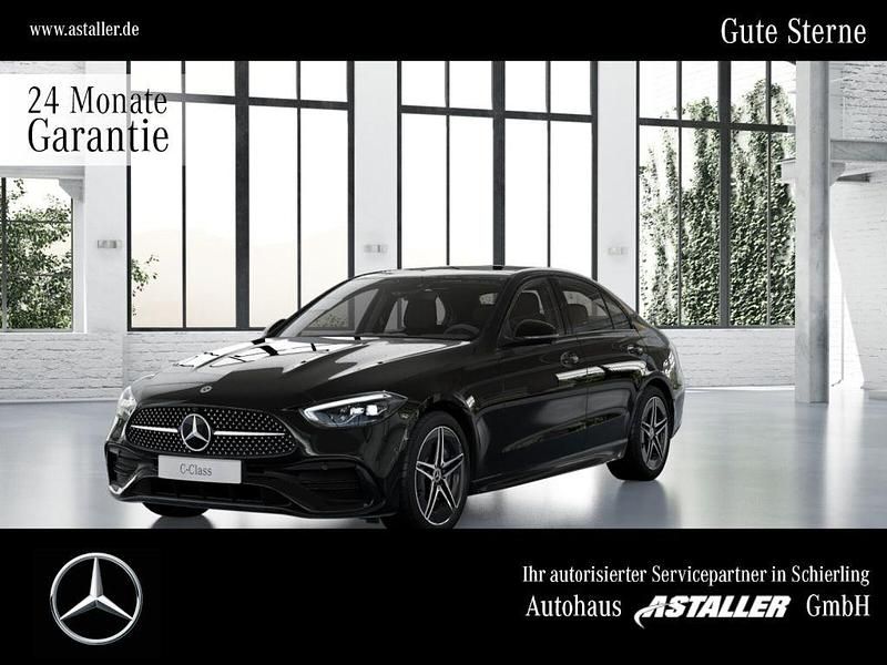 Unilack schwarz Gebraucht 2024 Mercedes C300e AMG line Limousine | 48.899 € (Etwas zu teuer) - Bild 1/4