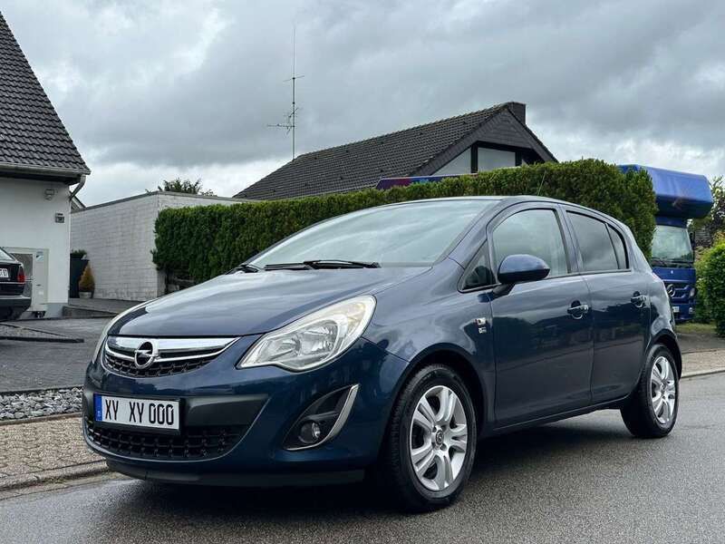 Blau Gebraucht 2012 Opel Corsa Kleinwagen | 3.995 € (Guter Preis) - Bild 1/4