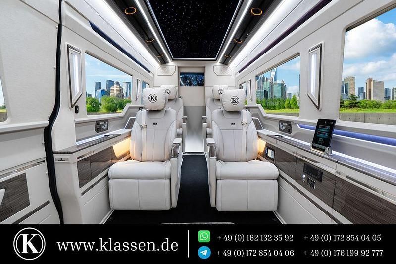 Schwarz Neu 2025 Mercedes Sprinter Luxury Van | 351.050 € - Bild 1/4