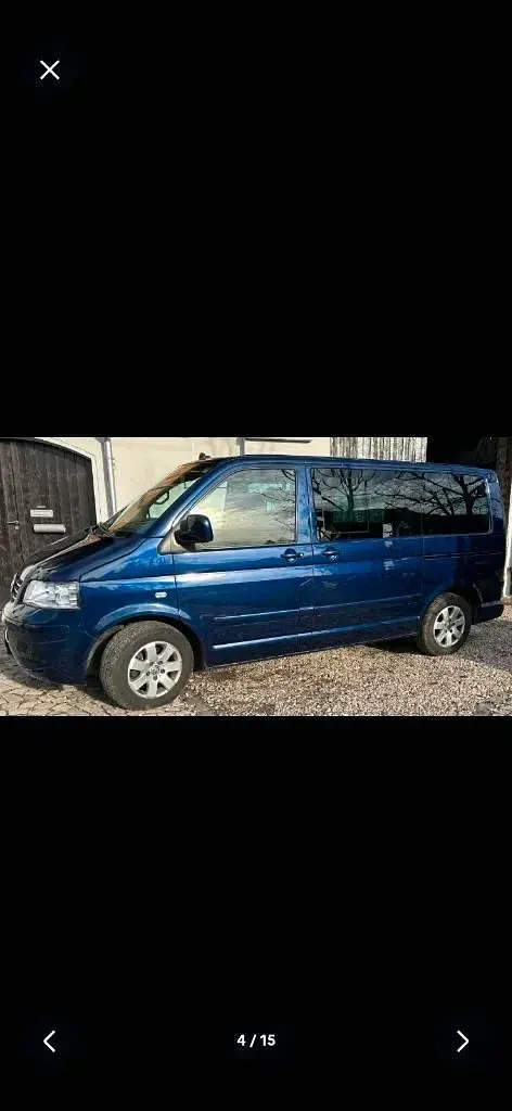 Gebraucht VW Multivan Basis 131 PS (96 kW) 2006 Blau Van / Kleinbus