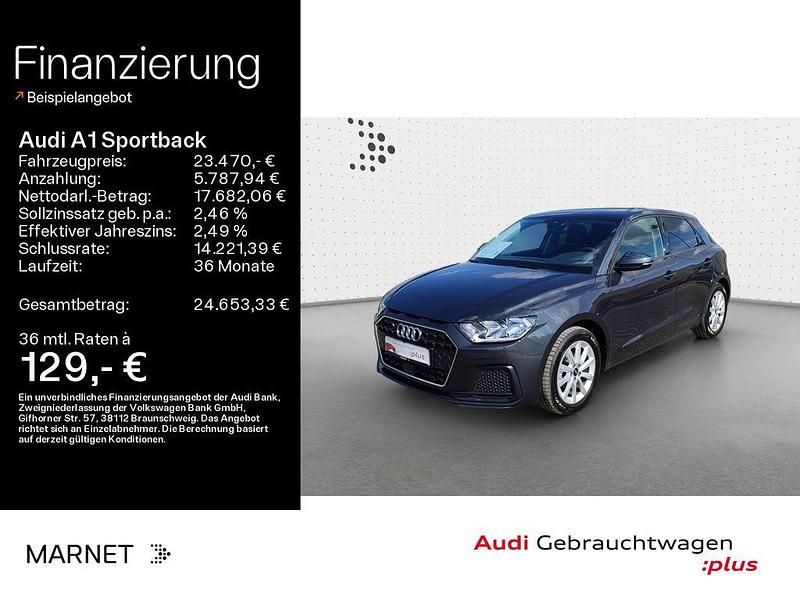 Grau Gebraucht 2024 Audi A1 Sportback Advanced Plus Kleinwagen | 23.470 € (Fairer Preis) - Bild 1/4