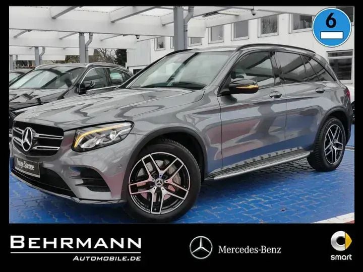 Metalliclack selenitgrau Gebraucht 2018 Mercedes GLC250 AMG SUV | 33.890 € (Teuer) - Bild 1/4
