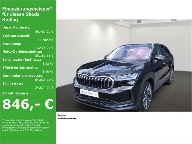 Black magic perleffekt (schwarz) met. Gebraucht 2024 Skoda Kodiaq Selection SUV | 48.480 € (Fairer Preis) - Bild 1/4
