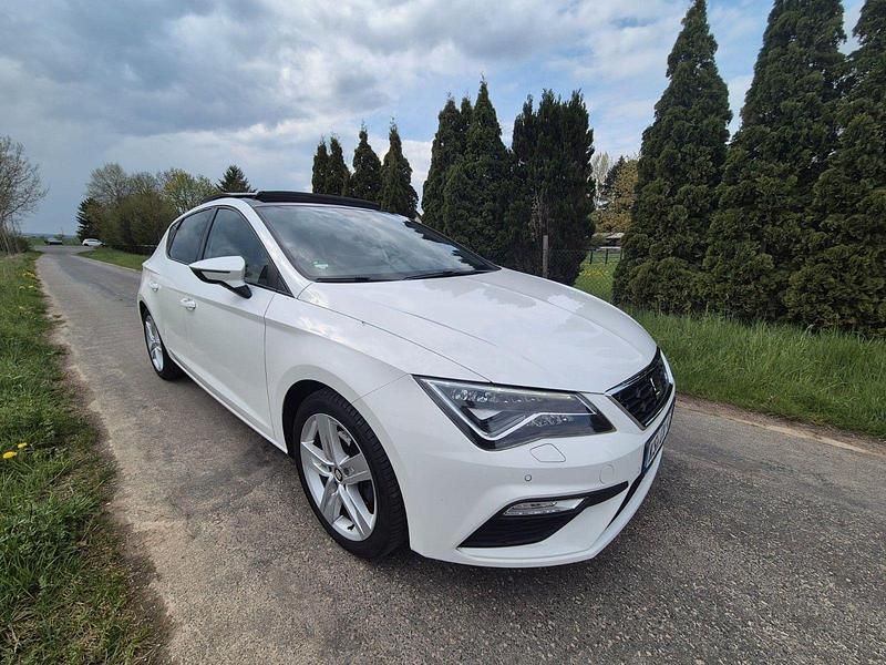 Usata Seat Leon FR 150 CV (110 kW) 2017 Bianco Berlina