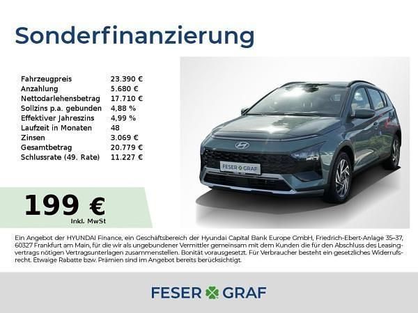 Grün (mangrove green) Neu 2025 Hyundai Bayon Comfort SUV | 23.390 € (Guter Preis) - Bild 1/4