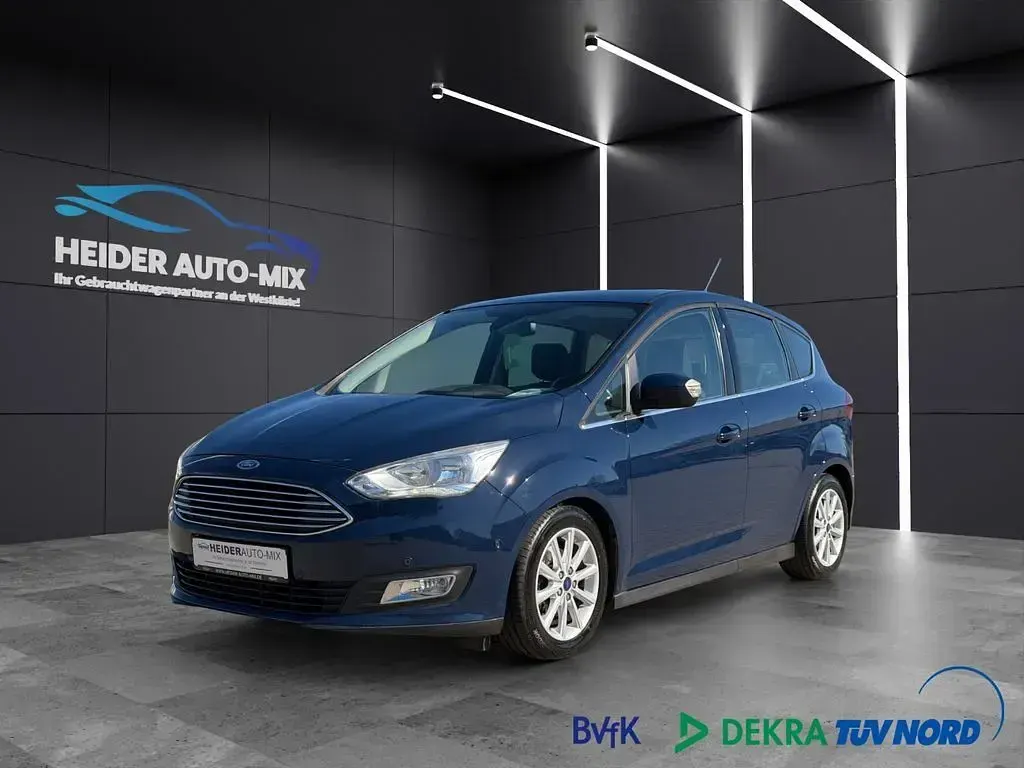 Second-hand Ford C-MAX Titanium 101 CP (74 kW) 2016 Albastru Monovolum