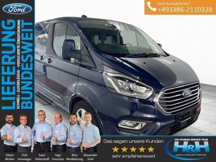 Blazerblau Gebraucht 2022 Ford Tourneo Custom Titanium Van | 38.940 € (Guter Preis) - Bild 1/2