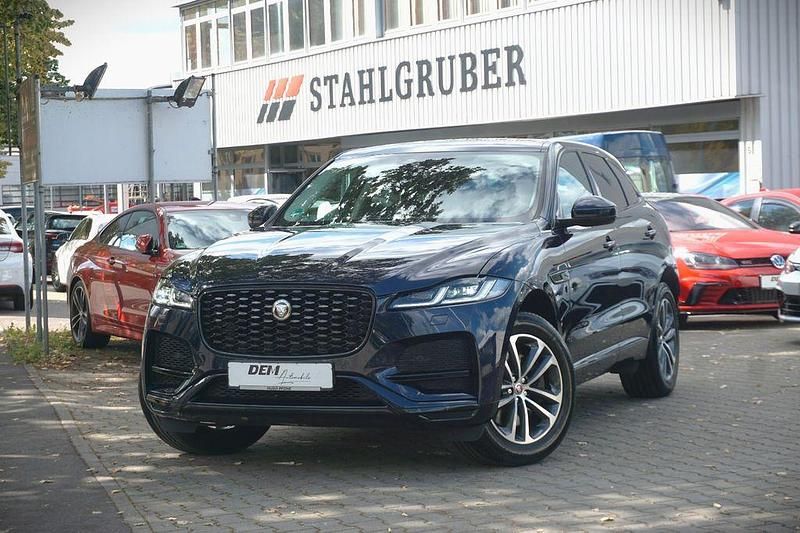 Blau Gebraucht 2022 Jaguar F-Pace Basis SUV | 34.990 € - Bild 1/4