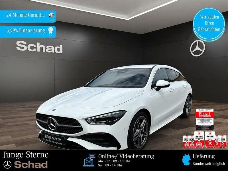 Polarweiß Gebraucht 2024 Mercedes CLA200 Shooting Brake Premium Kombi | 37.480 € - Bild 1/4