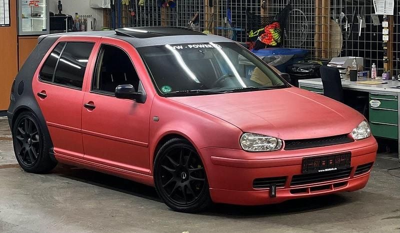 Rot Gebraucht 1999 VW Golf Highline Limousine | 4.050 € (Fairer Preis) - Bild 1/4