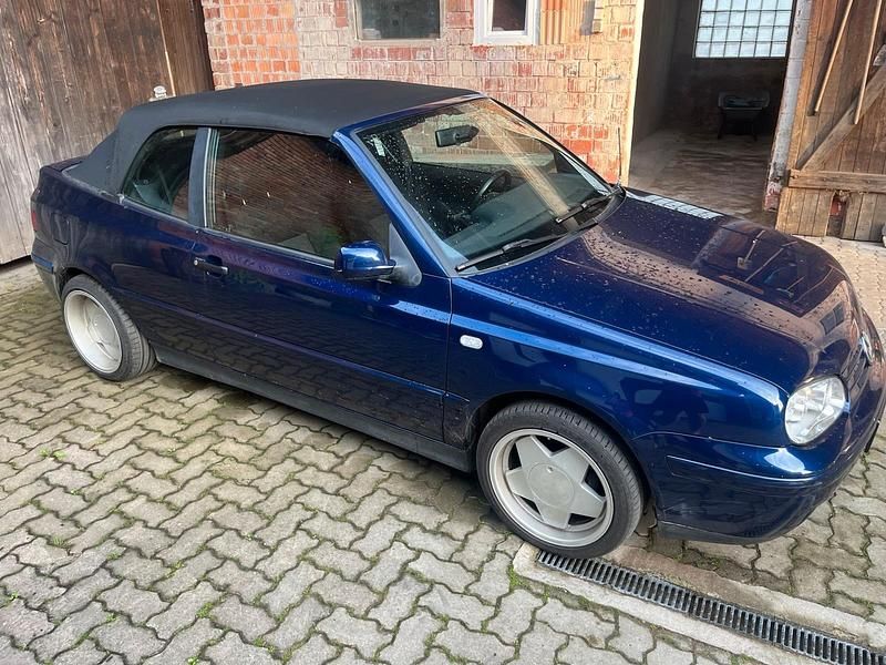 Blau Gebraucht 2000 VW Golf Cabriolet Cabrio | 3.550 € - Bild 1/3