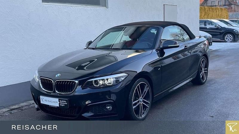 Saphirschwarz metallic Gebraucht 2019 BMW 220 M Sport Cabrio | 27.990 € (Fairer Preis) - Bild 1/4