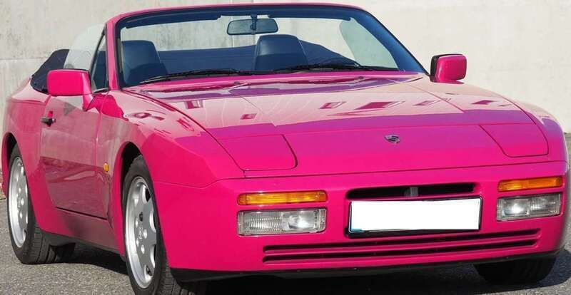 Violett Gebraucht 1991 Porsche 944 S2 Cabrio | 22.500 € - Bild 1/4