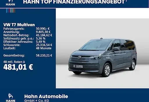 Gebraucht VW Multivan Life 150 PS (110 kW) 2025 Grau Van / Kleinbus