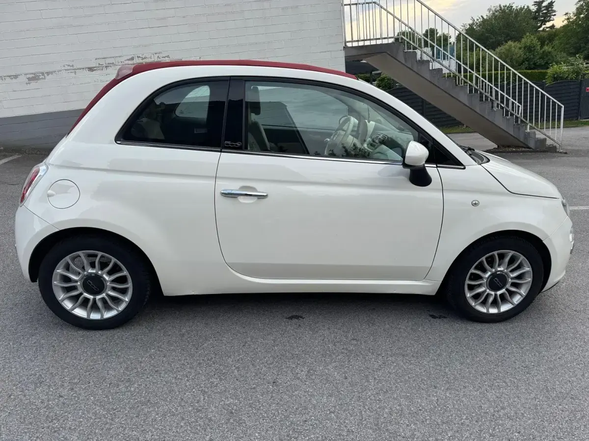 Gebraucht Fiat 500C Lounge 86 PS (63 kW) 2011 Weiß Cabrio