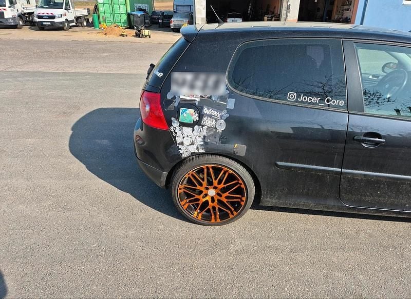 Gebraucht VW Golf V 2006 Schwarz Kleinwagen