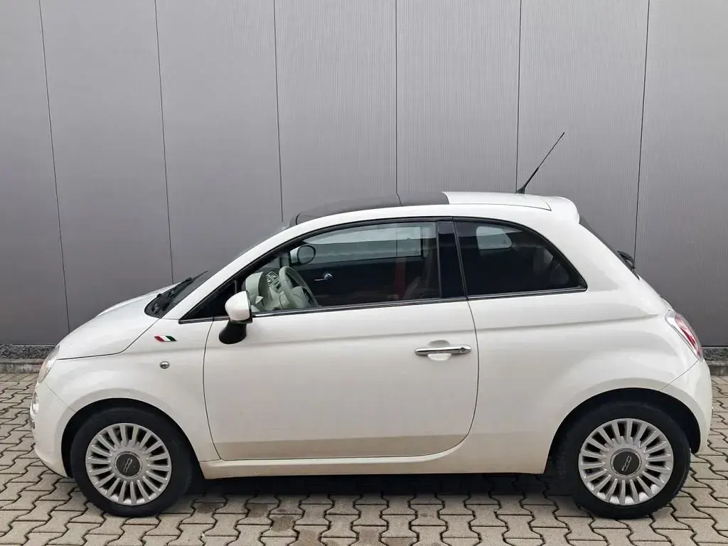 Gebraucht Fiat 500 Lounge 69 PS (50 kW) 2008 Weiß Kleinwagen
