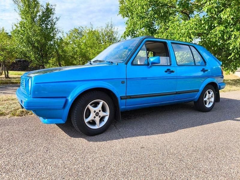 Blau Gebraucht 1987 VW Golf II GTD Limousine | 6.200 € - Bild 1/4