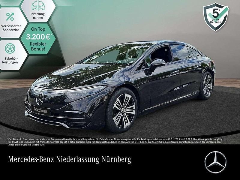 Onyxschwarz Gebraucht 2023 Mercedes EQS450+ Premium Limousine | 58.990 € (Fairer Preis) - Bild 1/3