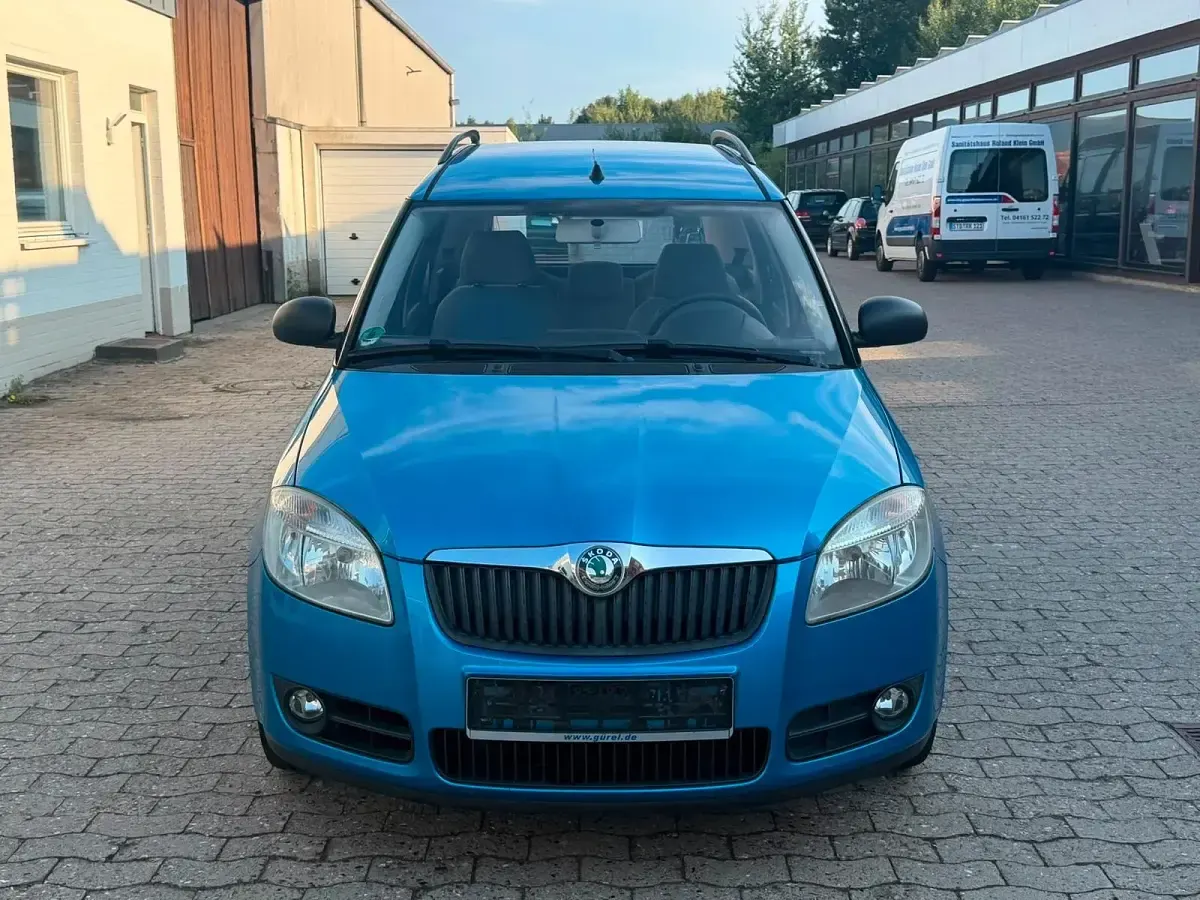 Gebraucht Skoda Roomster Active 86 PS (63 kW) 2007 Blau Van / Kleinbus