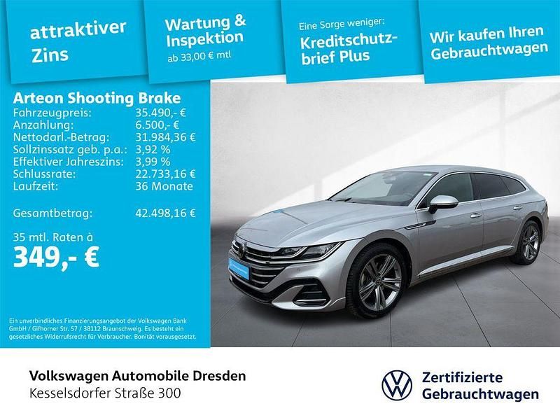 Pyritsilber metallic Gebraucht 2024 VW Arteon R-line Kombi | 34.980 € (Fairer Preis) - Bild 1/4