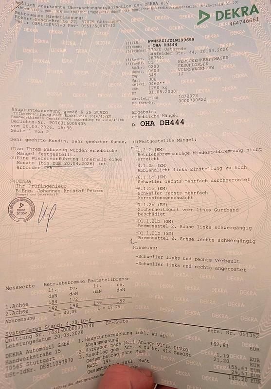 Gebraucht VW Golf IV 105 PS (77 kW) 2000 Blau Kombi