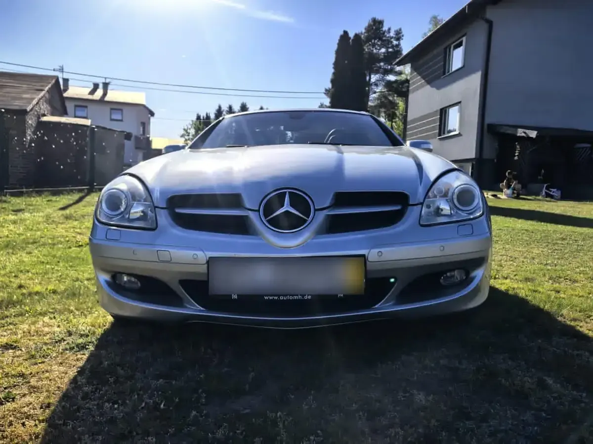 Gebraucht Mercedes SLK200 163 PS (119 kW) 2004 Silber Cabrio