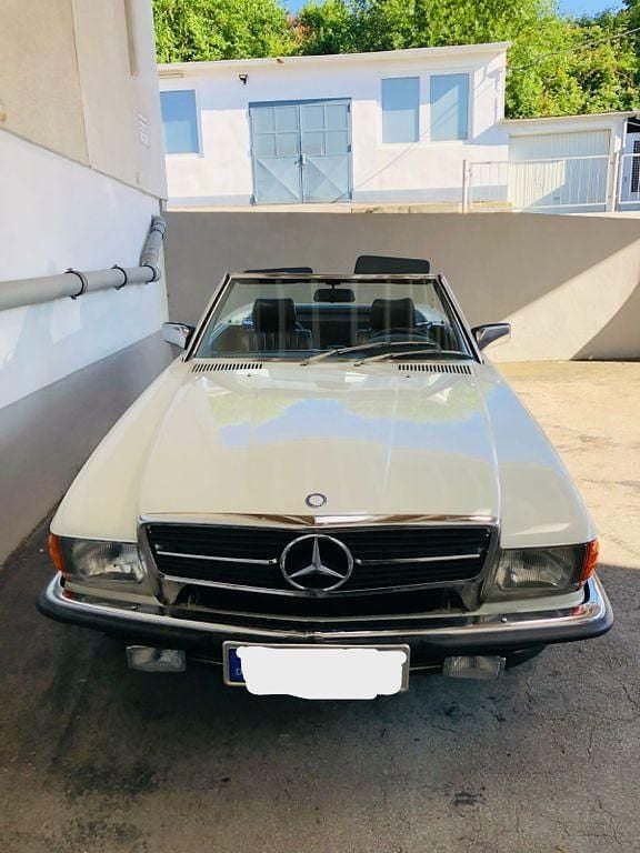 Weiß Gebraucht 1980 Mercedes SL350 Cabrio | 19.500 € - Bild 1/4