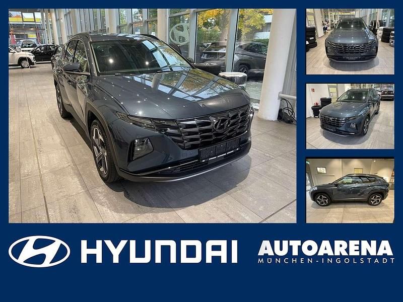 Teal blue / met Gebraucht 2021 Hyundai Tucson Trend SUV | 23.975 € (Guter Preis) - Bild 1/4