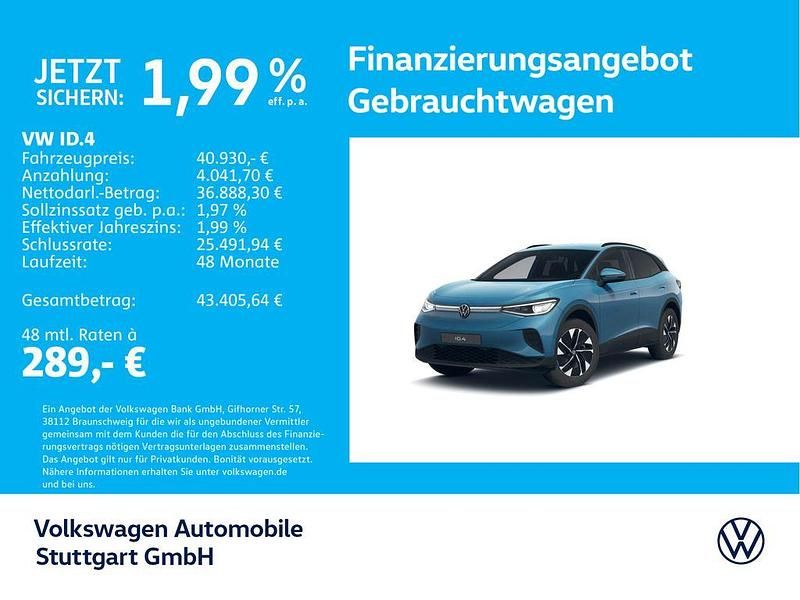 Gebraucht VW ID.4 Pro 210 kW (286 PS) 2025 Costa azul metallic SUV