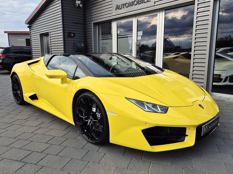 Usata Lamborghini Huracán 579 CV (425 kW) 2017 Giallo Cabrio